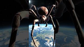 Dünyaya Yaklaşan Dev Örümcek