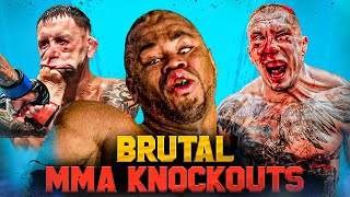 The Most Brutal MMA, Boxing \& Bare Knuckle Highlights