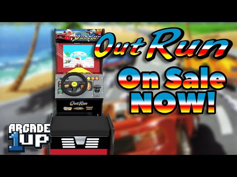 Arcade1Up Outrun Sit Down Racing Cabinet Now Available! from COOLTOY