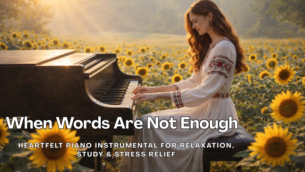 When Words Are Not Enough   instrument piano music for relaxing and focus