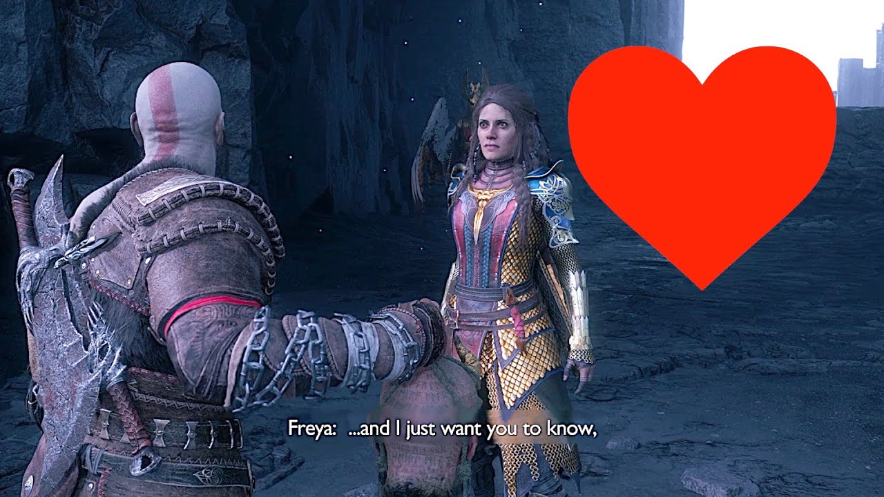 Freya Express Her Feelings To Kratos God Of War Ragnarok Valhalla