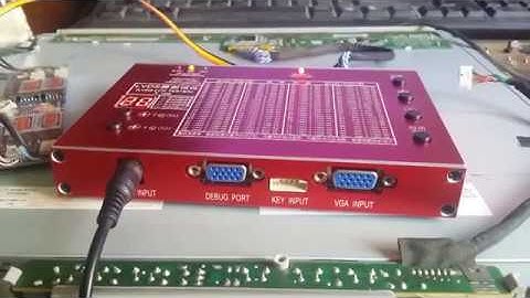 Ноутбук (ТВ) ЖК-дисплей lvds тестер на 100 программ.