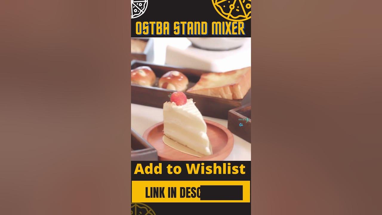 OSTBA Stand Mixer 8Speed TiltHead Food Kitchen Mixer Dough Hook