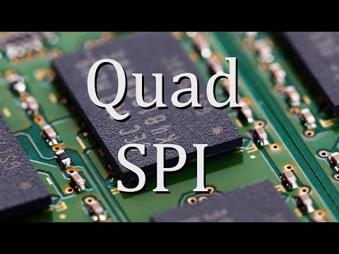 Макетная плата для изучения QuadSPI