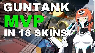 Guntank MVP in 18 Skins - Gundam Evo Bucket List Finished