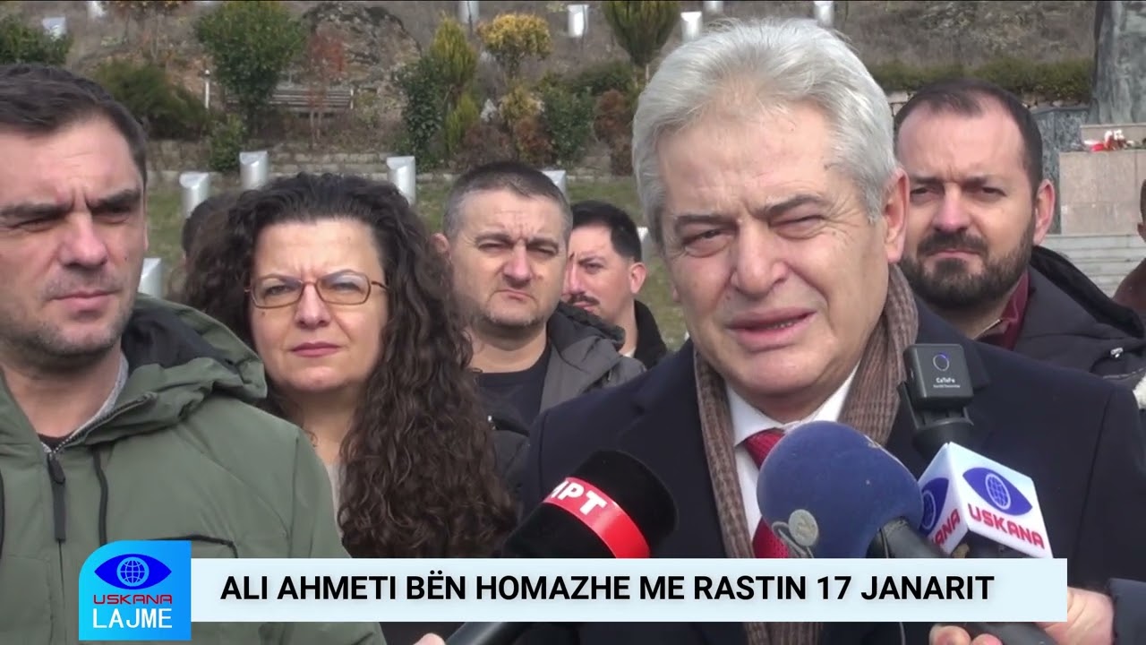 ALI AHMETI BËN HOMAZHE ME RASTIN E 17 JANARIT