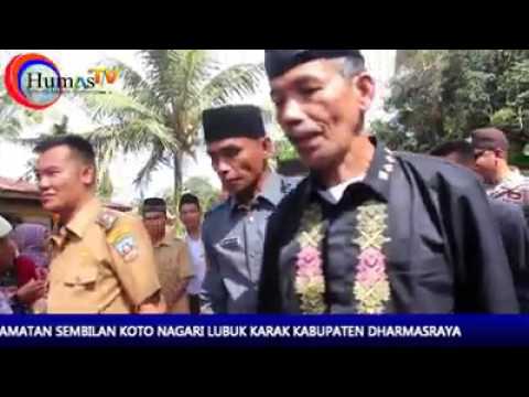 Wabup Dharmasraya naik rumah gadang