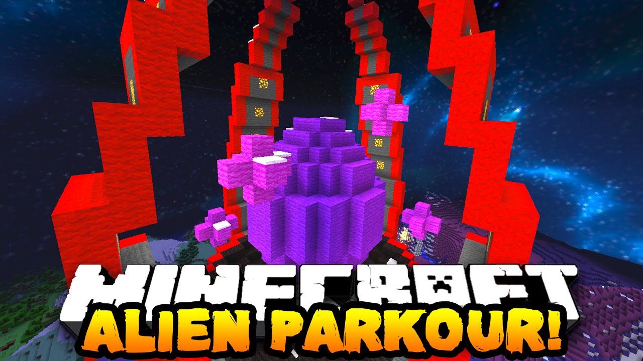 minecraft videos dantdm Minecraft ALIEN PLANET PARKOUR! (Jump Boost III Parkour!) | w/PrestonPlayz