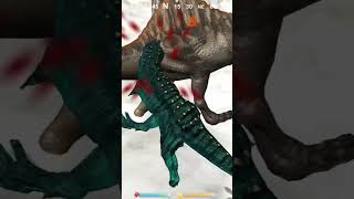 Carnosaurus vs Spinosaurus #carnotaurus #simulator #dinosaur