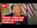 ¿Netanyahu puede gestionar la crisis en Israel? Trump en entrevista