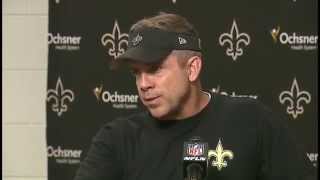 Sean Payton tells reporter to be quiet