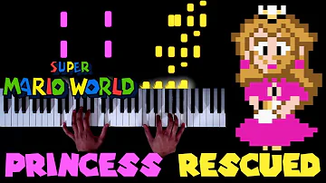 Super Mario World - Princess Peach is Rescued - Piano|Synthesia