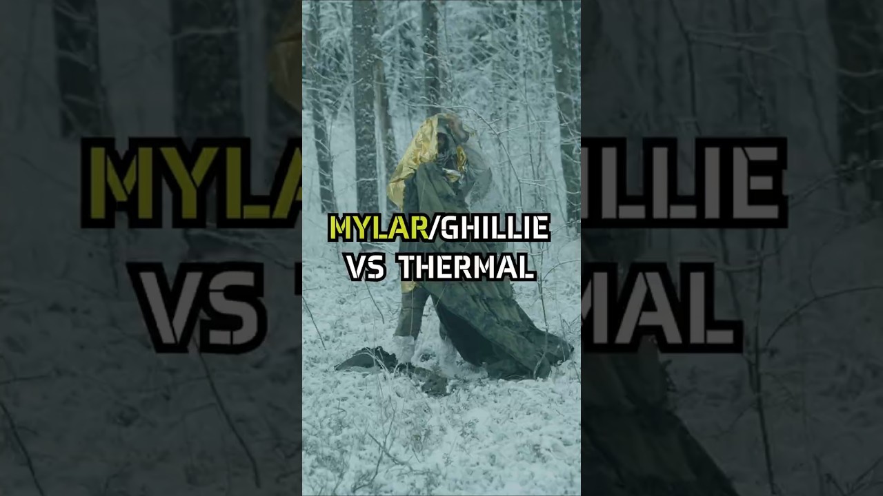 Маскировочная накладка + майлар = термозащита?