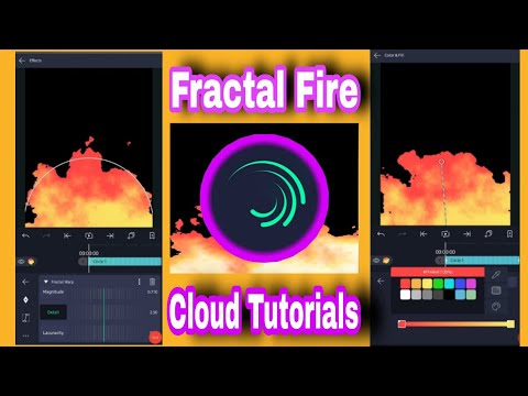 How To Edit Fractal Fire & Cloud Tutorials | How New Tutorial Making On Alightmotion