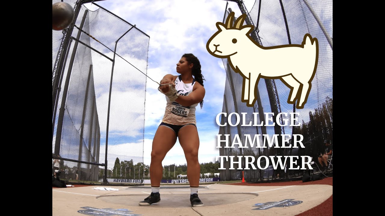 GOAT COLLEGE HAMMER THROWER TAKES A BOW -  2022 NCAA CHAMPS