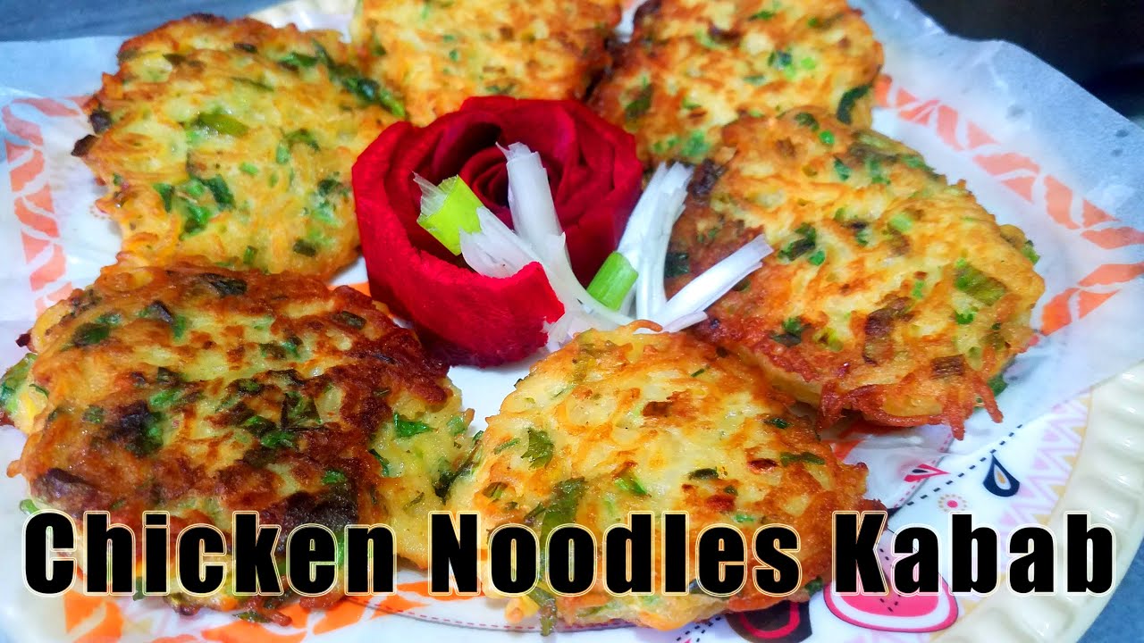 Chicken Noodles Kabab Recipe in Urdu/hindi Tea Time Recipe Easy