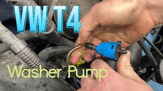 VW T4 - Washer Fluid Pump Fix