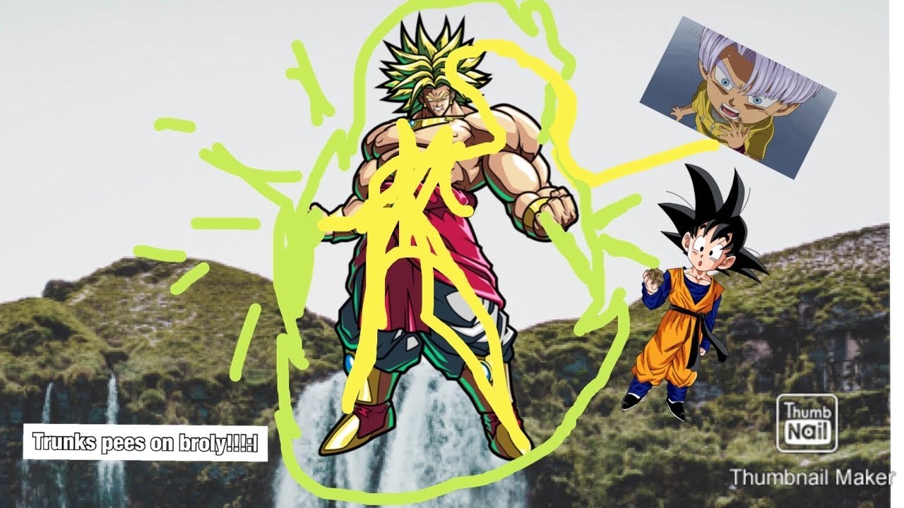 TRUNKS JUST PEED ON BROLY... AAHHHHHHHHHH YouTube