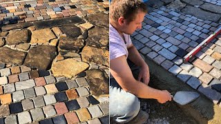 HOW TO LAY COBBLES  Cobble Stone Top Tips!!