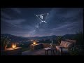 Virgo Night Sky Sanctuary 🌌 4K Ambient Terrace for Relax &amp; Sleep