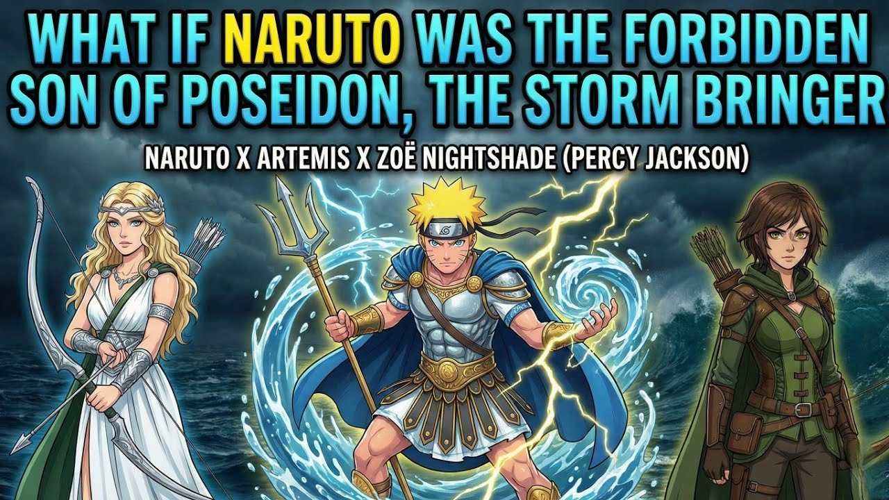 What If Naruto Was The Forbidden Son Of Poseidon, The Storm Bringer |  Artemis X Zoë Nightshade