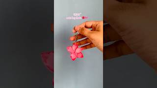 DIY hibiscus 🌺 keychain || cute keychain idea #youtube #diy #shortsvideo #shorts