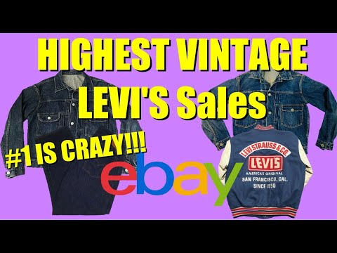 HEAT CHECK: #1 Is Crazy! Top 10 Highest Selling Vintage Levi's On Ebay This Week.