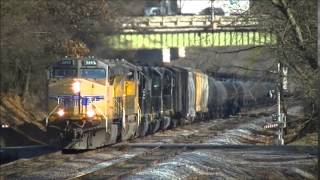 Bham, AL Train Action on the BN, CSX & NS. 12-13-14