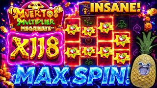 ⭐️Fibzy บินไม่พัก : MUERTOS MULTIPLIER MEGAWAY | หมุนแรกก็ตันเลยหร๊อออ 😱 !!