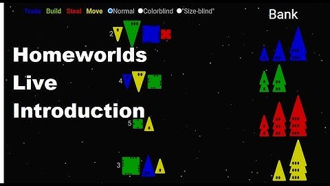 Intro to Homeworlds Live (and my first practice with streaming)