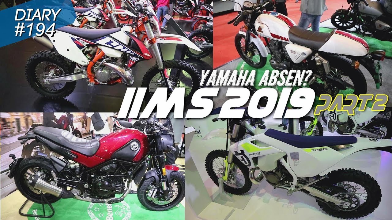 IIMS 2019 Motorcycle Area (Part2) - Benelli/Motobi, KTM, Husqvarna, Triumph, Lambretta, RE, Harley..