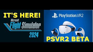 PSVR2 BETA MICROSOFT FLIGHT SIMULATOR 2024 ON PS5 screenshot 1