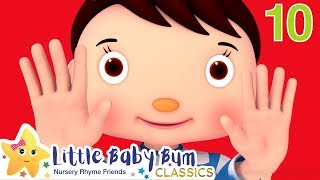 ten little fingers song more nursery rhymes kids songs abcs and 123s little baby bum