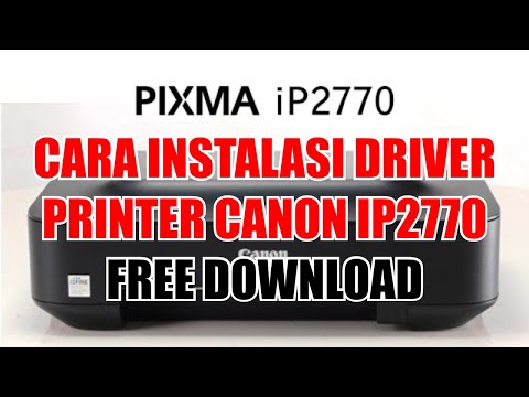 How to Install Canon ip2770 & ip2700 Series Driver All canon Driver || Teach World ||. 