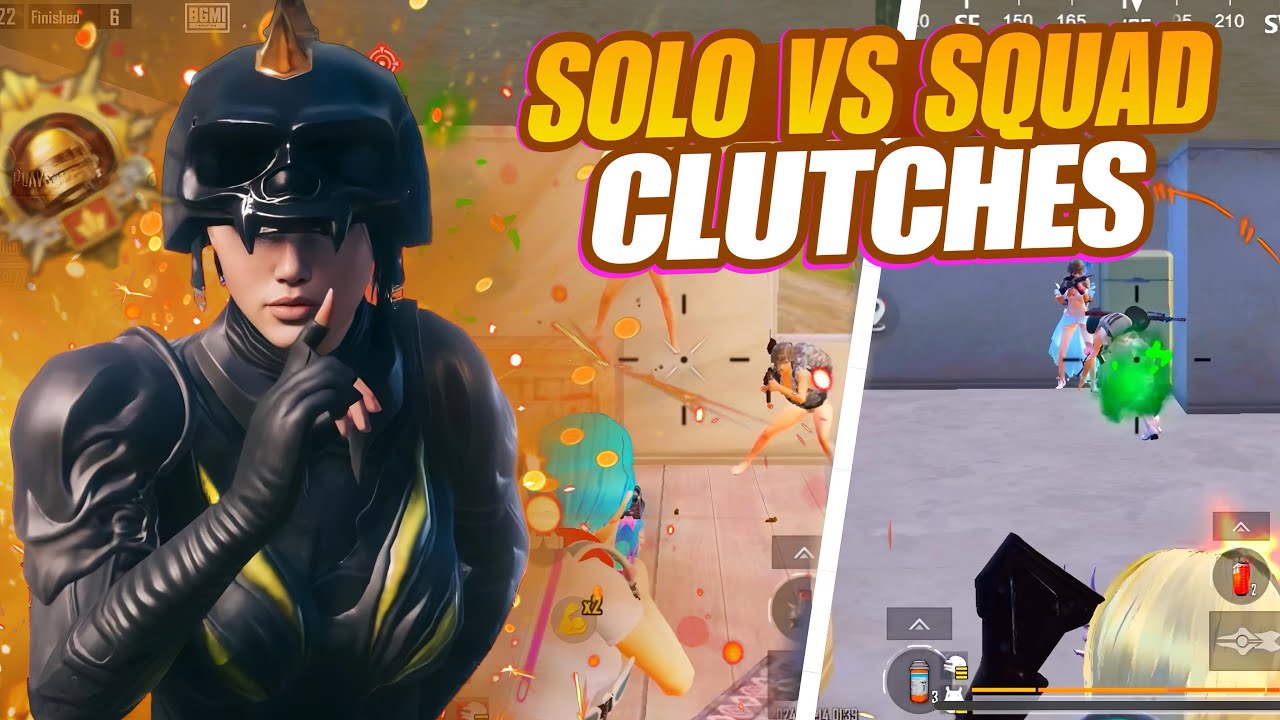 SOLO VS SQUAD 🥶 FULL RUSH ONLY CLUTCHES 😱 I PHONE 14 💀@Ary_Playss - YouTube