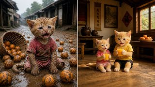 A Little Kitten & A Big-Heart Brother 🐱