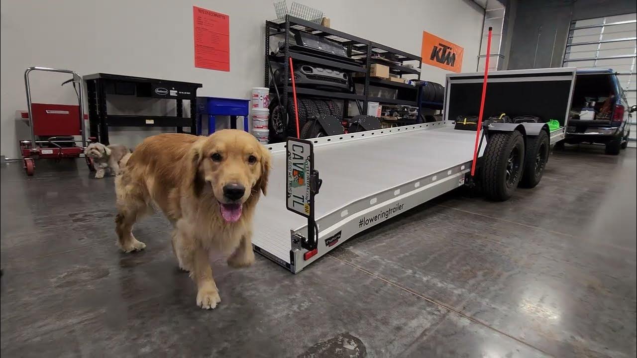 FUTURA TRAILERS 26' FLATBED ALL ALUMINUM LOWERING TRAILER YouTube