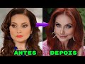 ANTES E DEPOIS do elenco de "Coração Indomável" de 2013