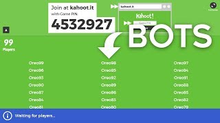 How To Spam A Kahoot Game With Bots Youtube