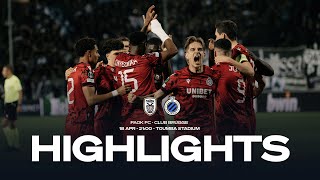 PAOK - CLUB BRUGGE | HIGHLIGHTS | 2023-2024