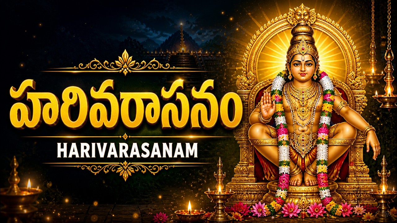 ప్రతిరోజు హరివరాసనం వింటే కోటీశ్వరులవుతారు Harivarasanam With Lyrics 