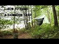 How to Hang a Hammock Tarp /  Secrets to the ridgeline
