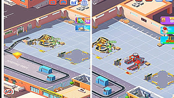 Idle Courier Tycoon l Full upgrade Packing Machine 1 l Mobile Gameplay