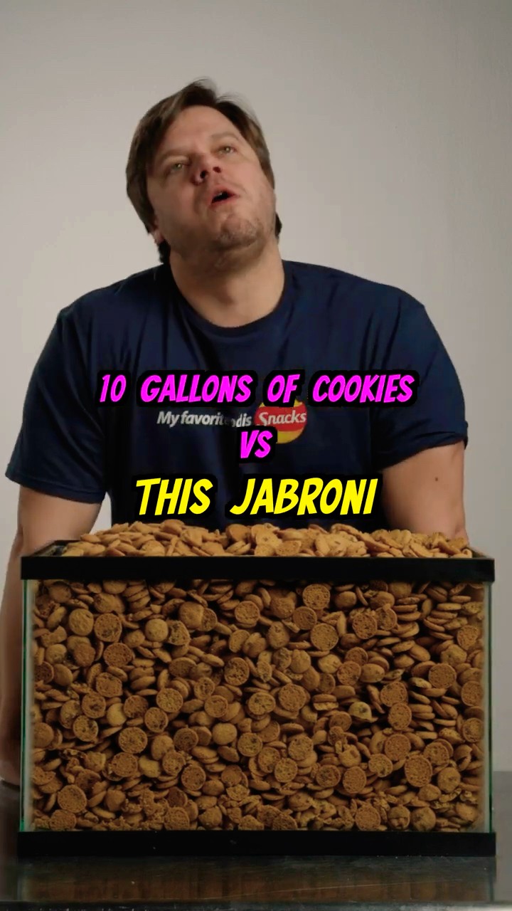 Eric Ate A Fish Tank Full Of Mini Cookies!