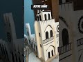 3d model of Notre Dame, school project of monuments #schoolproject #urvashigupta #notredame