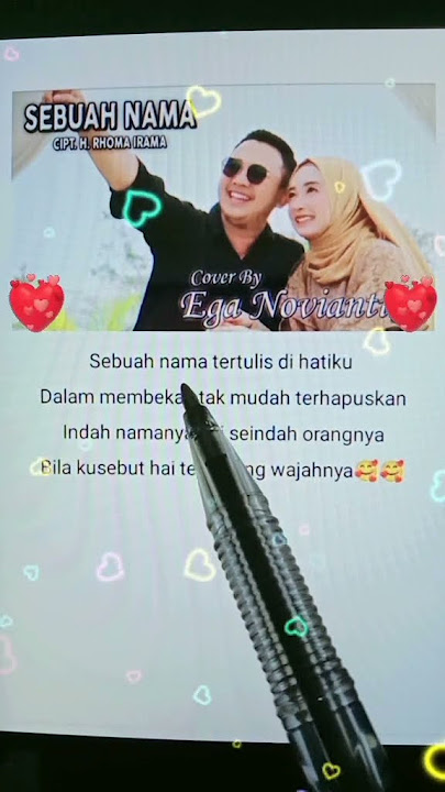 Lirik Lagu Sebuah Nama Cover By Ega Noviantika🥰🥰