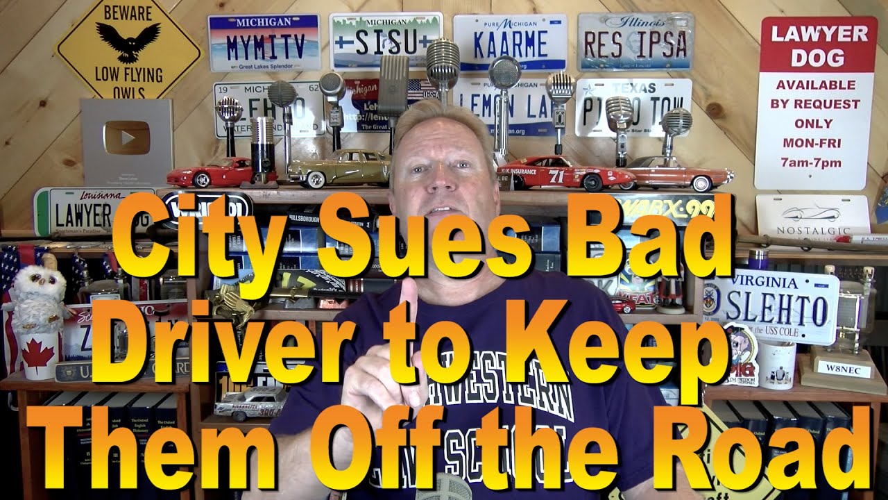 City Sues Bad Driver to Keep Them Off the Road