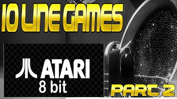10 line games for your Atari 8bit Part 2
