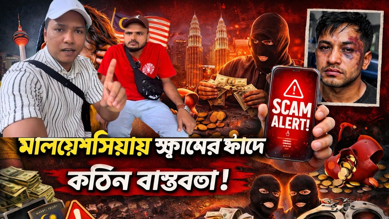 মালয়েশিয়ায় বাংলাদেশি স্ক্যামারের ফাঁদে কঠিন বাস্তবতা 😂 