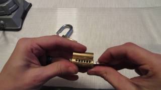 [17] How to get the detent pin out of the bible on an Abus 83 series padlock